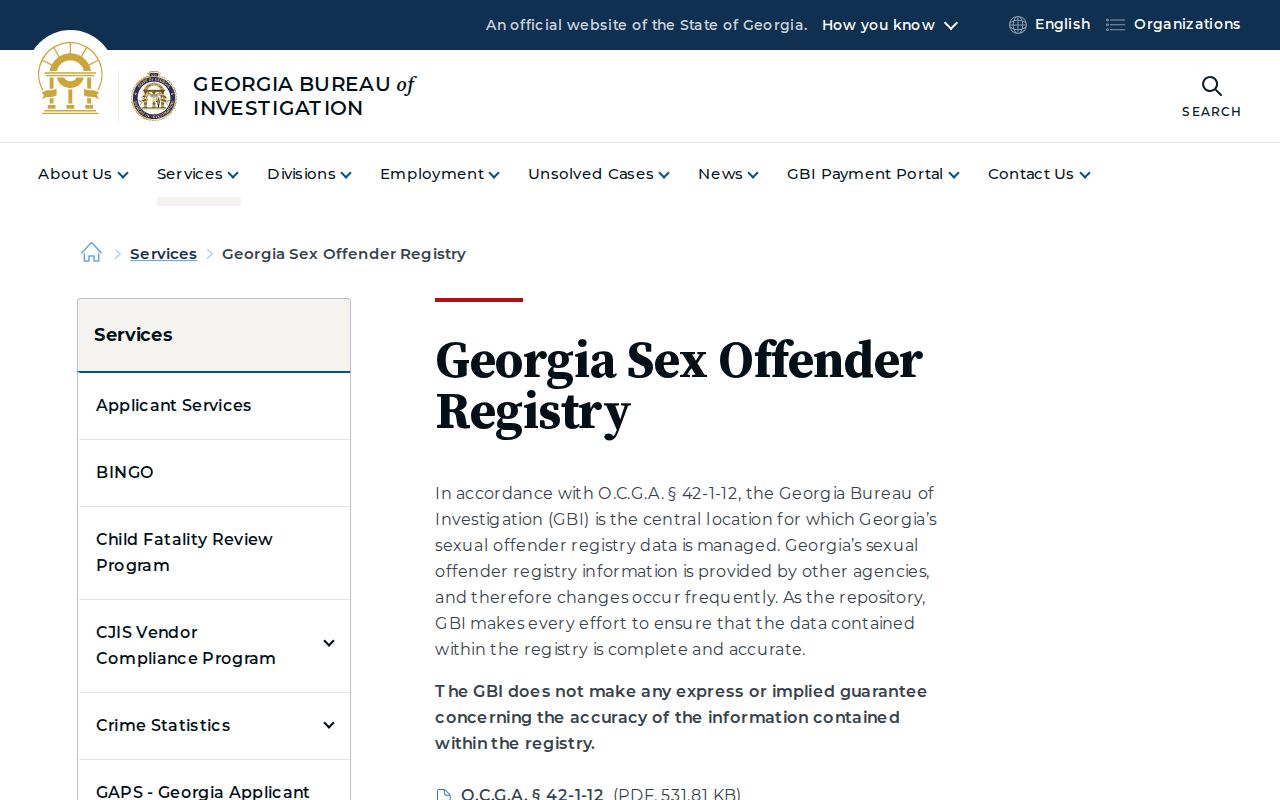 Acworth people search through Georgia registry records